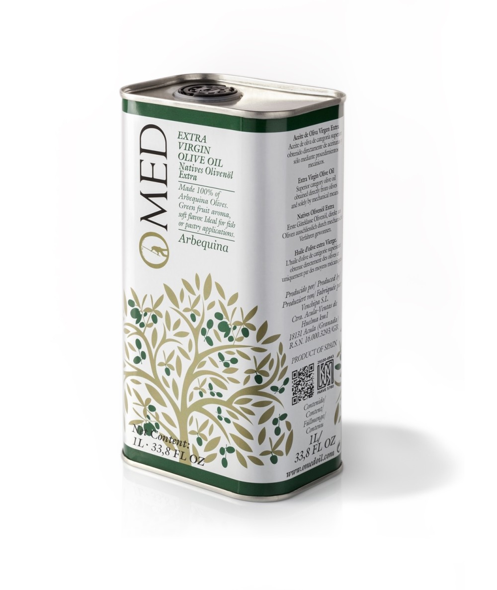 Omed Arbequina lata 1L